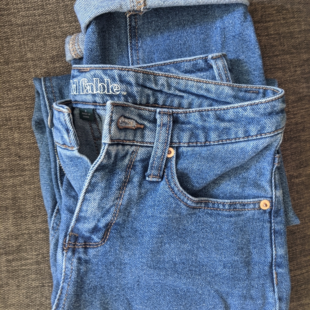 Wild fable hi rise mom jean size 2